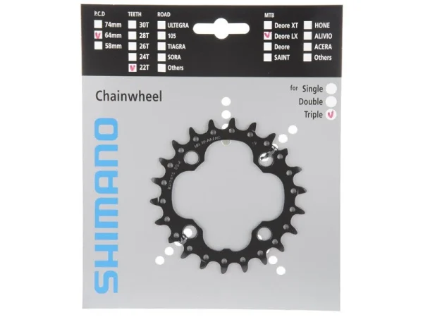 Shimano FC-M660 Kettenblatt Klein, 9-fach 1