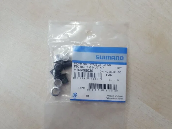 Shimano Kettenblattschrauben M. Muttern (4 Stk.) F. FC-M782 1